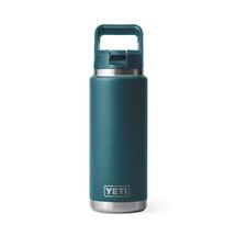 Yeti RAMBLER 26 OZ WATER BOTTLE WITH COLOR-MATCHED STRAW CAP AGAVETEAL