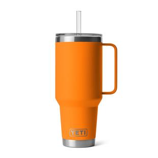 Yeti RAMBLER 42 OZ STRAW MUG WITH STRAW LID KINGCRABORANGE