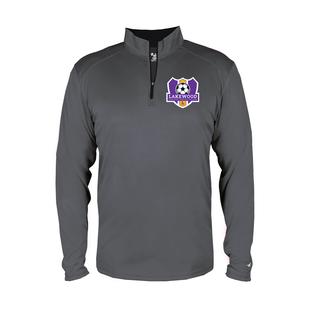 LSA 1/4 Zip Embroidered Top SI