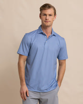 Southern Tide Driver Getting Ziggy With It Printed Polo CORONETBLUE