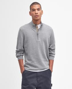 Barbour Men's Cotton Half-Zip Jumper Alternate View