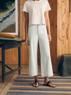 Faherty Harbor Crop Pant OCEANMISTWASH