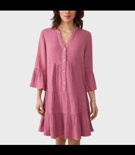 Faherty Dream Cotton Gauze Kasey Dress HEATHERROSE