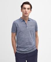Barbour Buston Knitted Polo Shirt CHAMBRAY