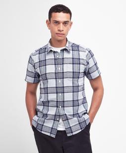 Barbour Reading Tailored Short-Sleeved Shirt NAVY