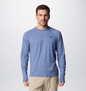 Columbia Men's PFG Uncharted Long Sleeve Shirt BLUEBELLHEATHE