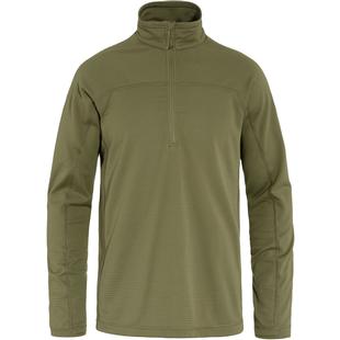 Fjallraven ABISKO LITE FLEECE HALF ZIP GREEN