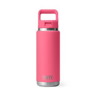 Yeti RAMBLER 26 OZ WATER BOTTLE WITH COLOR-MATCHED STRAW CAP TROPICALPINK