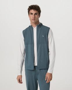 Vuori Men's Sunday Element Vest BLUESEAHEATHER