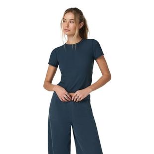 Vuori Women's Pose Fitted Tee OCEANBLUE