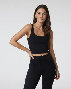 Vuori Women's Daily Crop BLACK