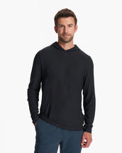 Vuori Men's Strato Tech Hoodie BLACKHEATHER