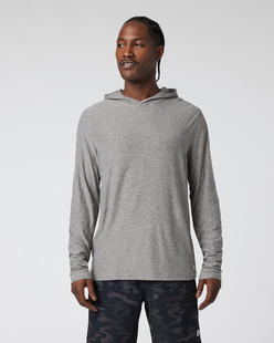 Vuori Men's Strato Tech Hoodie HEATHERGREY