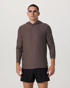 Vuori Men's Strato Tech Hoodie HUCKLEBERRYHEATHER