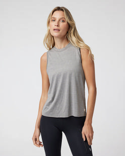 Vuori Women's Energy Top Long HEATHERGREY