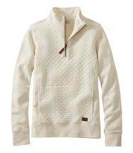  L.L.Bean Women's Quilted Quarter- Zip Pullover