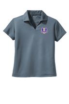 Lsa Women's Embroidered Dri- Mesh Polo SIL