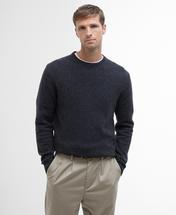 Barbour Men's Essential Crew-Neck Jumper CHARCOAL