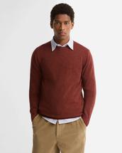 Barbour Men's Essential Crew-Neck Jumper RUSSET