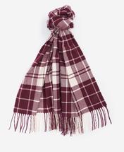Barbour Women's Hailes Tartan Scarf CABERNET