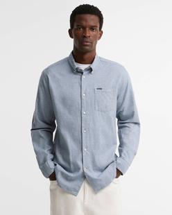 Barbour Men's Turner Tailored Long-Sleeved Shirt BLUE