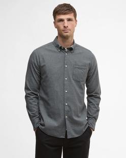 Barbour Men's Turner Tailored Long-Sleeved Shirt GREYMARL