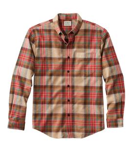 L.L. Bean Men's Scotch Plaid Flannel Shirt, Slightly Fitted ANTIQUEDRESSSTEWART