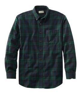 L.L. Bean Men's Scotch Plaid Flannel Shirt, Slightly Fitted Alternate View
