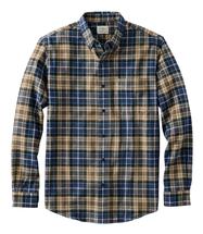 L.L. Bean Men's Scotch Plaid Flannel Shirt, Slightly Fitted BLUEMACKELLAR