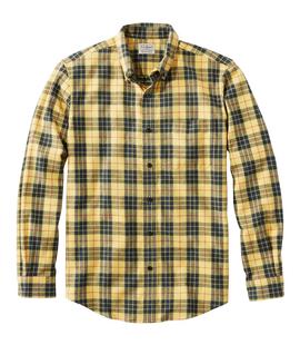 L.L. Bean Men's Scotch Plaid Flannel Shirt, Slightly Fitted MACLEODDRESSWEATHERED