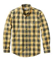 L.L. Bean Men's Scotch Plaid Flannel Shirt, Slightly Fitted MACLEODDRESSWEATHERED