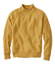 L.L. Bean Men's Signature Organic Cotton Rollneck Sweater GOLDENCIDER