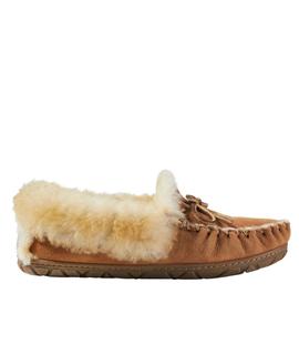 L.L. Bean Women's Wicked Good Moccasins BROWN