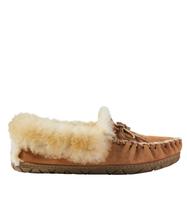 L.L. Bean Women's Wicked Good Moccasins BROWN