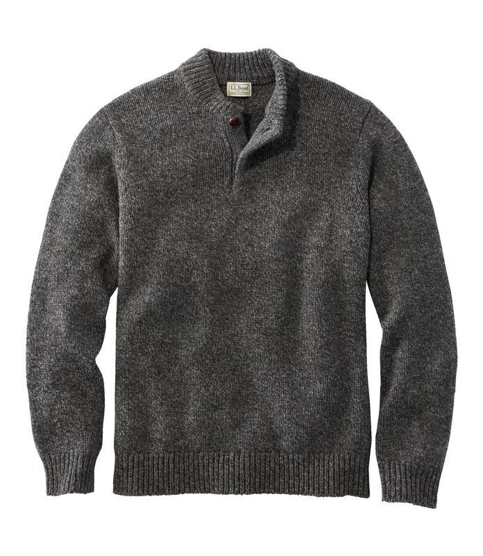 Ll bean classic ragg wool sweater anorak discount