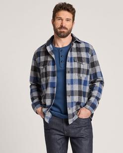 Pendleton Men's Buffalo Check Scout Shirt BLUEMULTICHECK