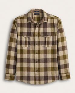 Pendleton Men's Buffalo Check Scout Shirt GREENMULTICHECK