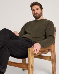 Pendleton Men's Shetland Collection Sweater CAMOHEATHER