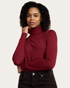 Pendleton Women's Merino Turtleneck REDDAHLIA