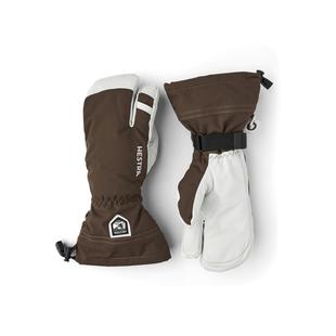 Hestra Army Leather Heli Ski 3-Finger Glove ESPRESSO