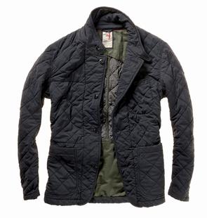 Relwen Quilted Trap Blazer NAVY