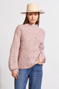 Tribal Women's Oversized Funnel Neck Sweater DEEPROSE