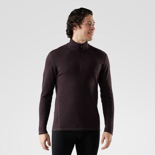 Smartwool Men's Classic Thermal Merino Base Layer 1/4 Zip MINKHEATHER