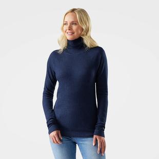 Smartwool Women's Thermal Merino Rib Turtleneck NIGHTFALLBLUEDEEPNAVY