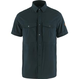 Fjallraven Men's Abisko Trekking Shirt SS DARKNAVY