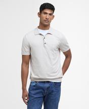 Barbour Buston Knitted Polo Shirt ANTIQUEWHITE