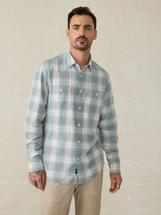 Faherty Tried & True Chambray Workshirt EMERALDCOASTPLAID