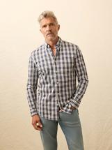 Faherty Coastline Knit Shirt ROYALCANYONPLAID