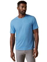 Faherty Sunwashed Regenerative Cotton Pocket Tee BLUESEA