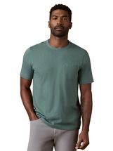 Faherty Sunwashed Regenerative Cotton Pocket Tee ISLANDSPRUCE